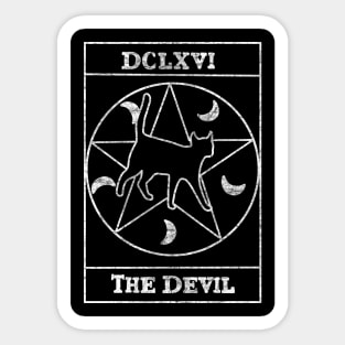 The Devil Card Sticker